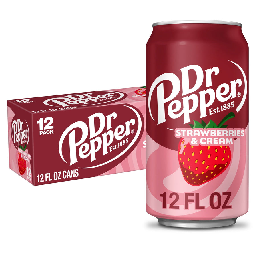 Dr Pepper Strawberries & Cream Soda - Travel Ready